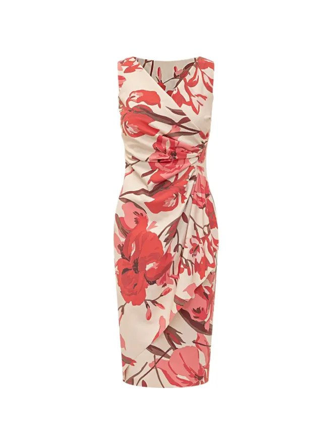 CHIARA BONI La Petite Robe CHIARA BONI La Petite Robe ドレープフローラルドレスの商品画像