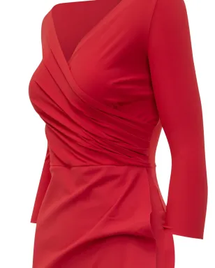 CHIARA BONI La Petite Robe フリル付きVネックドレス - サムネイル3