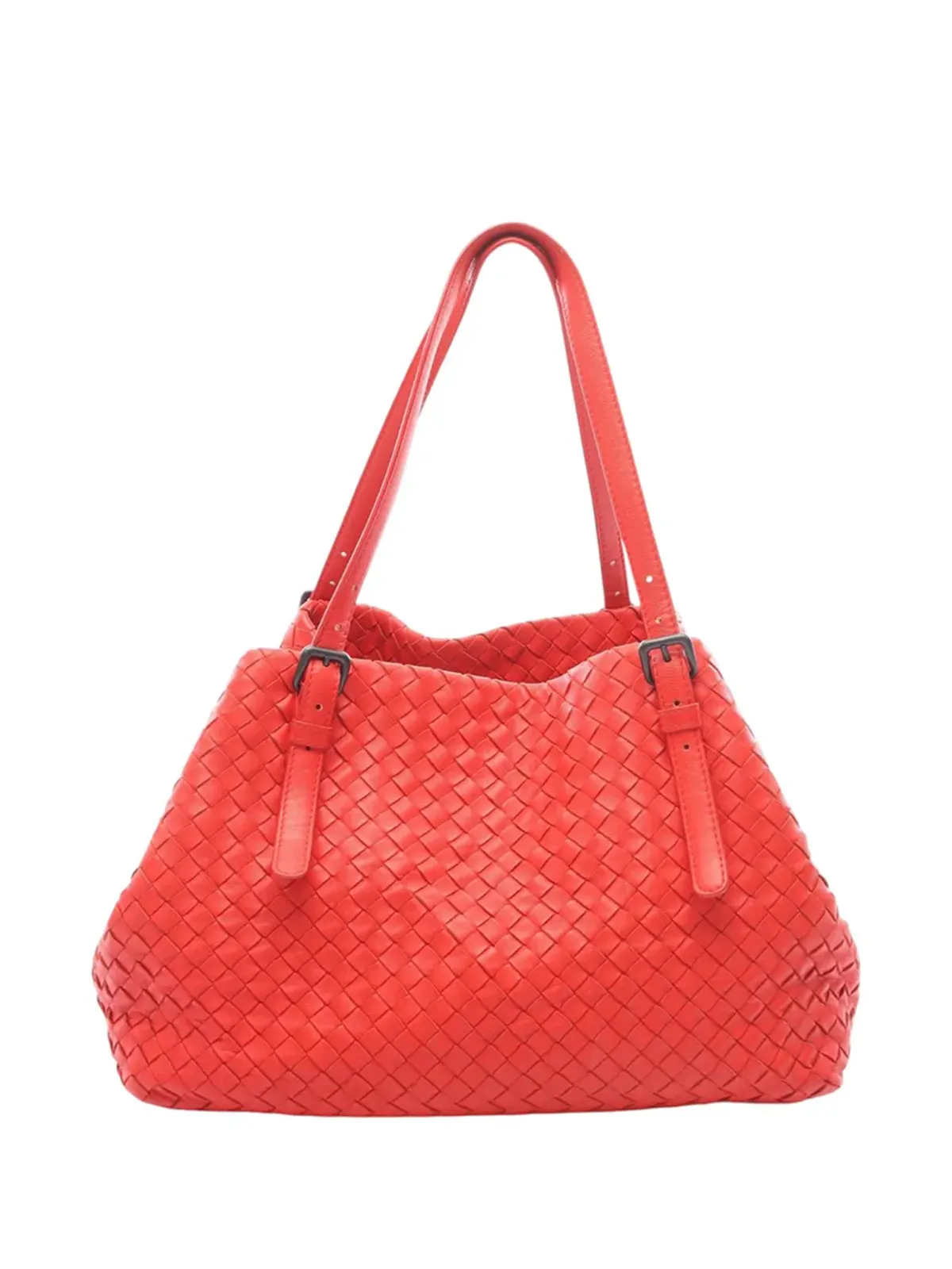 Bottega Veneta ヴィンテージ レザーイントレチャート トートバッグ - 画像1