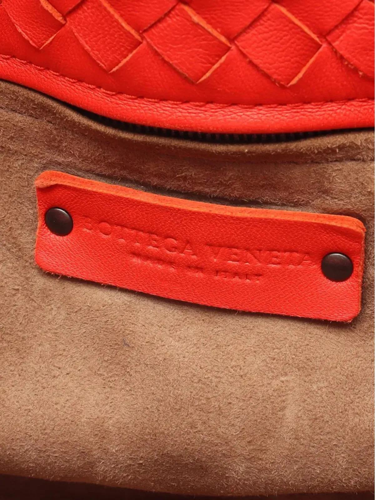 Bottega Veneta ヴィンテージ レザーイントレチャート トートバッグ - 画像5