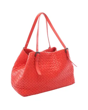 Bottega Veneta ヴィンテージ レザーイントレチャート トートバッグ - サムネイル3