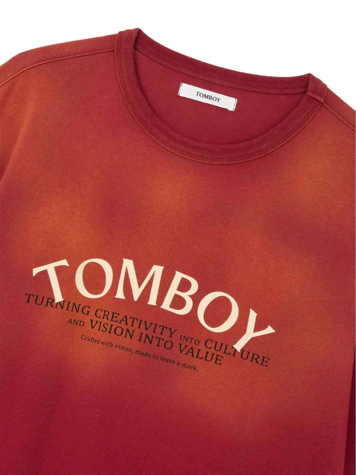 TOMBOY 洗い加工Tシャツ - 画像3