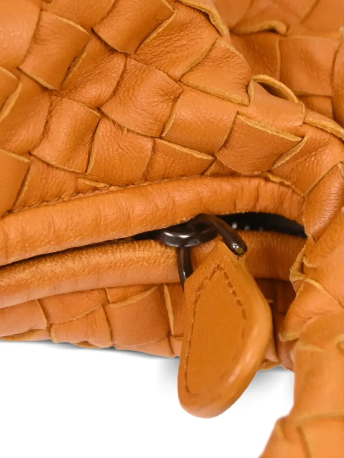 Bottega Veneta ビンテージ 2011 signature Intrecciato design トートバッグ - オレンジ - 画像3