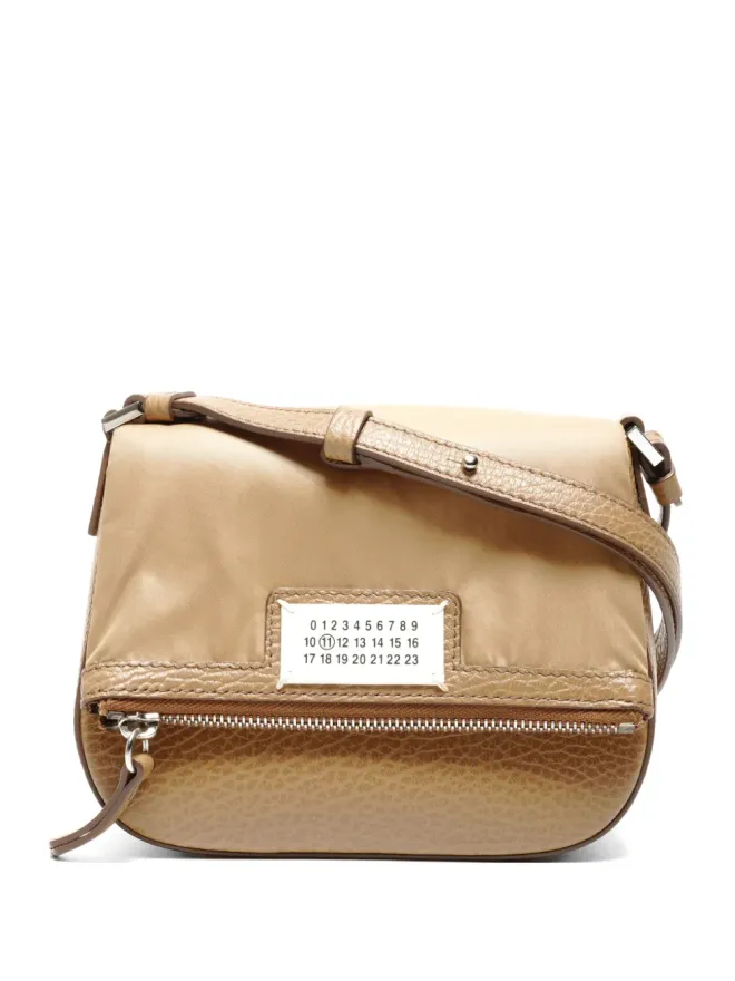 Maison Martin Margiela Pre-Owned Maison Martin Margiela Pre-Owned 5ACレザーショルダーバッグ - ブラウンの商品画像