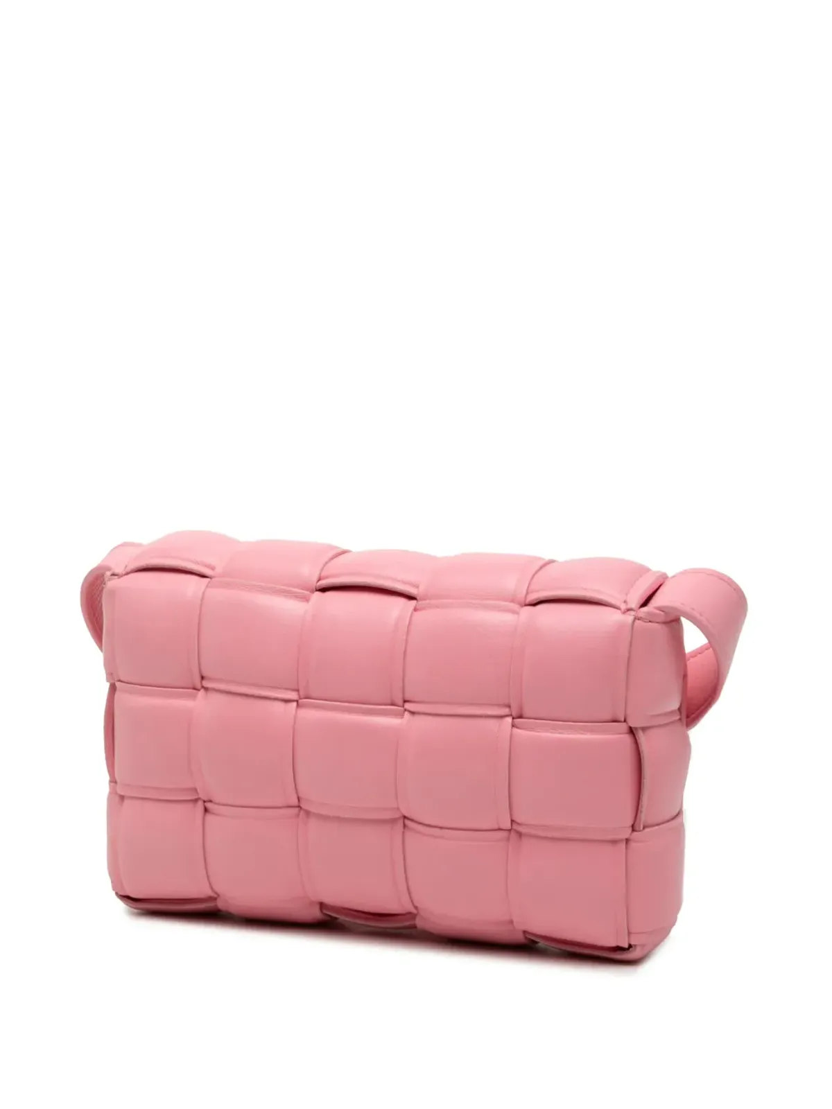 Bottega Veneta Pre-Owned ナパレザー イントレチャート パディッド カセット クロスボディバッグ - 画像3