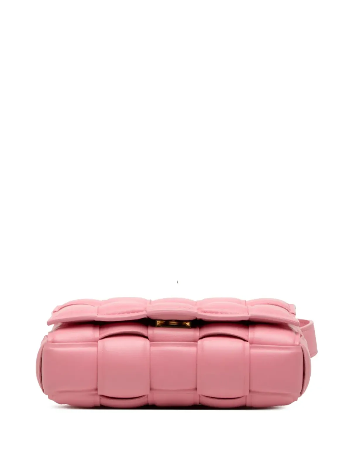 Bottega Veneta Pre-Owned ナパレザー イントレチャート パディッド カセット クロスボディバッグ - 画像4