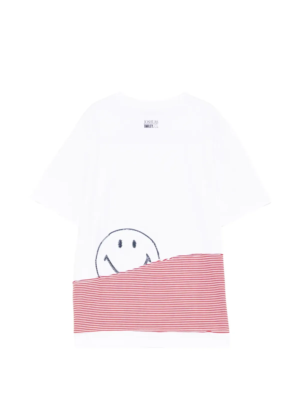 Joshua Sanders ストライプ柄グラフィックTシャツ - 画像2