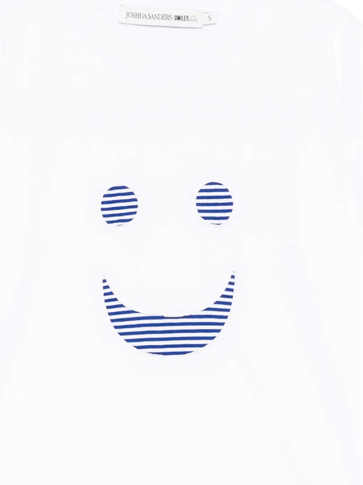 Joshua Sanders smiley striped T-shirt - White - 画像3