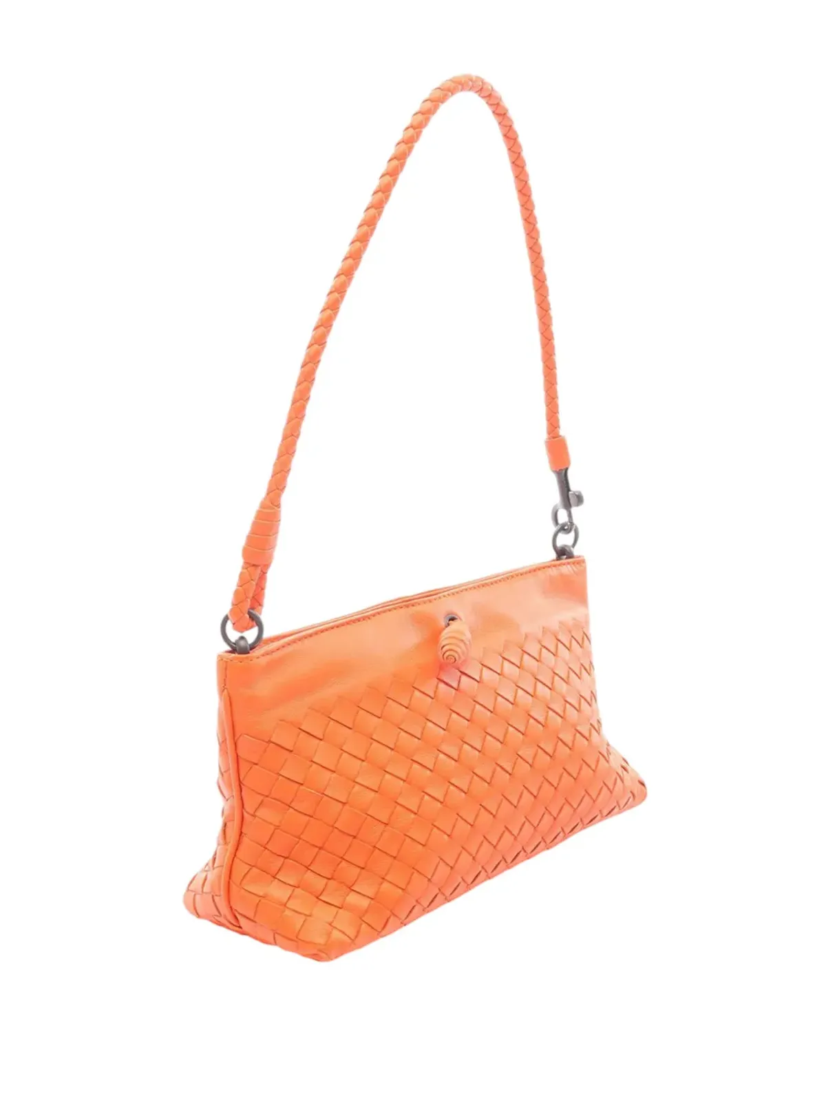 Bottega Veneta イントレチャート レザー ショルダーバッグ - 画像3