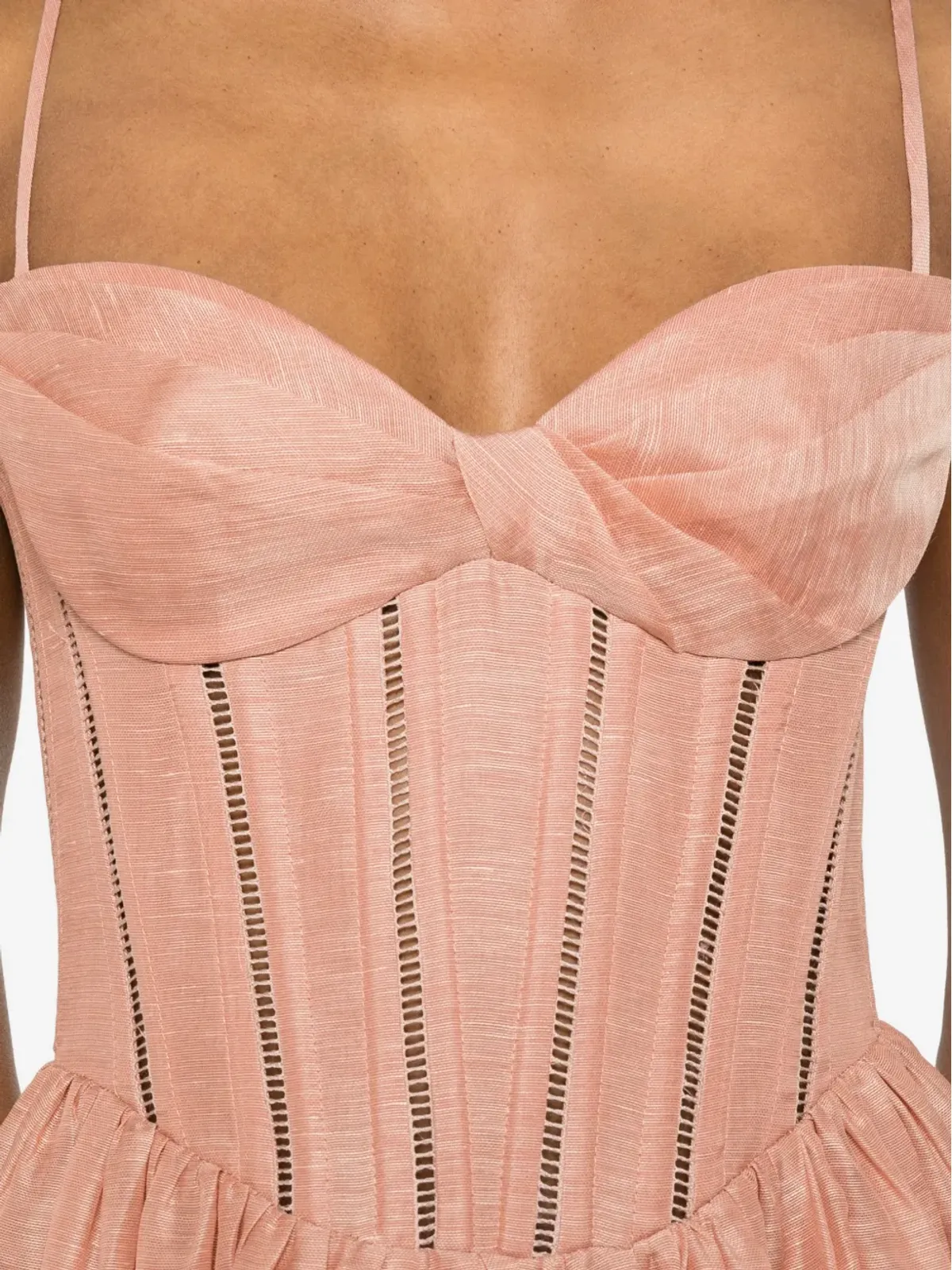 ZIMMERMANN スウィートハートネック ミニドレス - 画像5