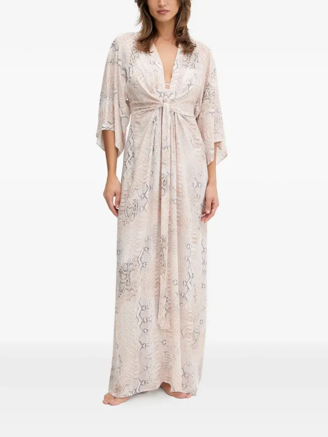 Melissa Odabash Melissa Odabash Wisdomプリント マキシドレスの商品画像