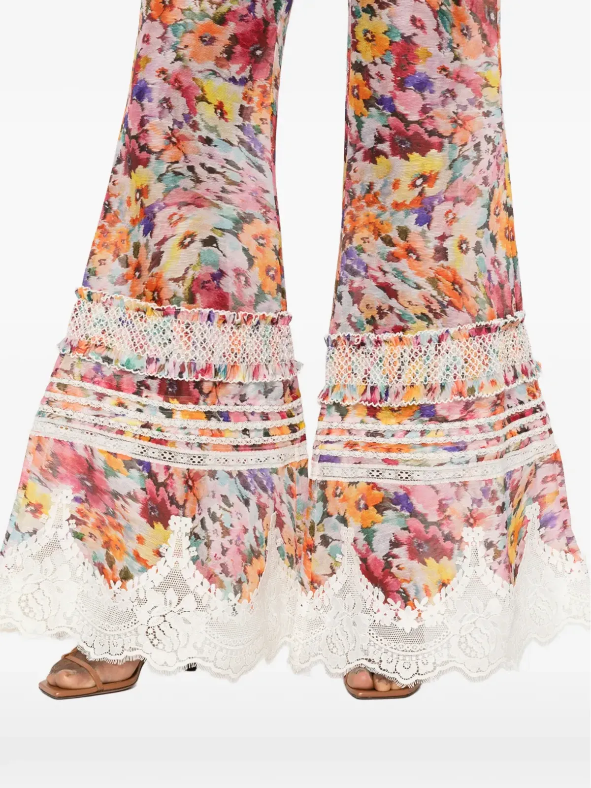 ZIMMERMANN ルナ フローラルレースパンツ - 画像5