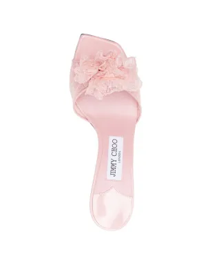 Jimmy Choo スカイ コサージュ レースサンダル - サムネイル4