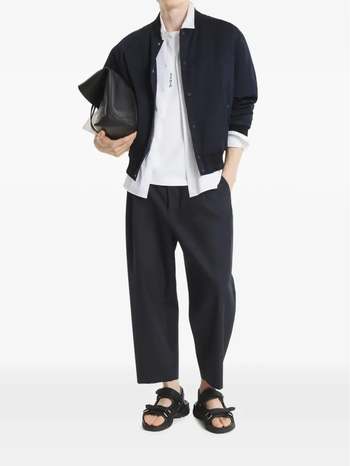 Maison Kitsuné ライトテディ ボンバー ジャケット - ブルー - 画像2
