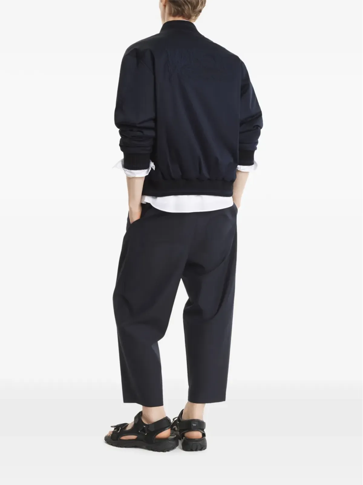 Maison Kitsuné ライトテディ ボンバー ジャケット - ブルー - 画像3