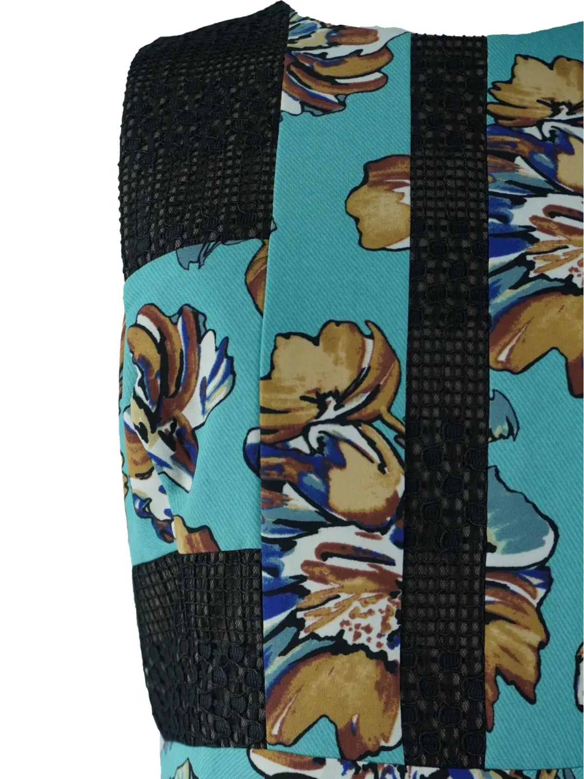 BCBG Max Azria レース花柄プリントドレス - 画像3
