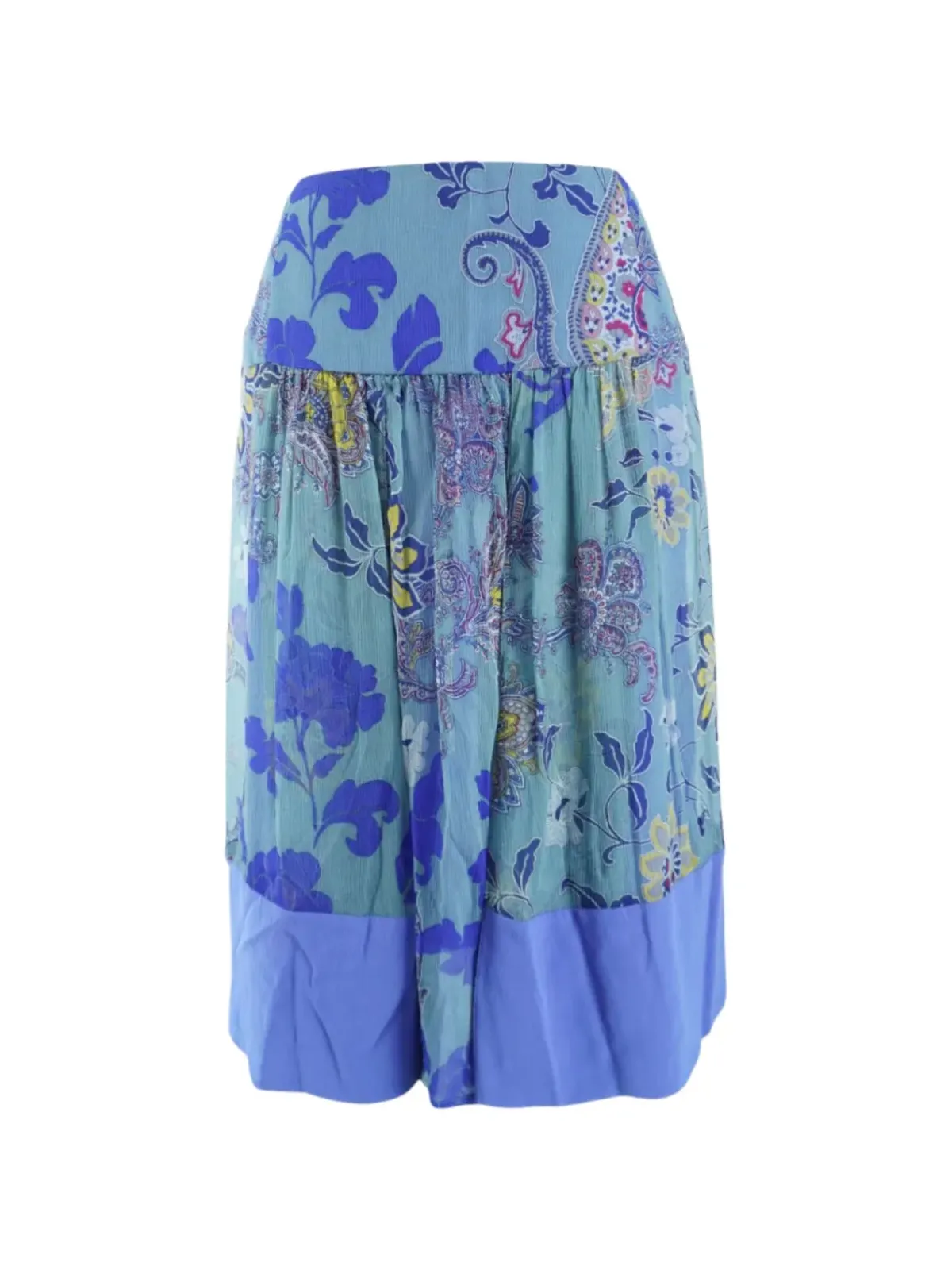 Etro Vintage 花柄プリントスカート - ブルー - 画像1