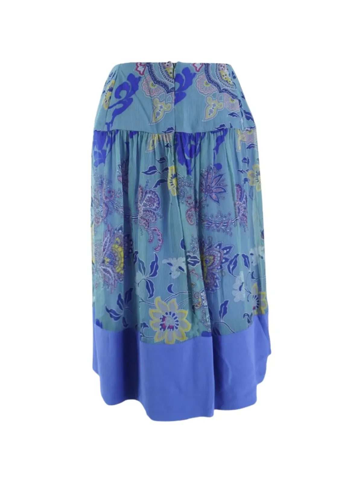 Etro Vintage 花柄プリントスカート - ブルー - 画像2