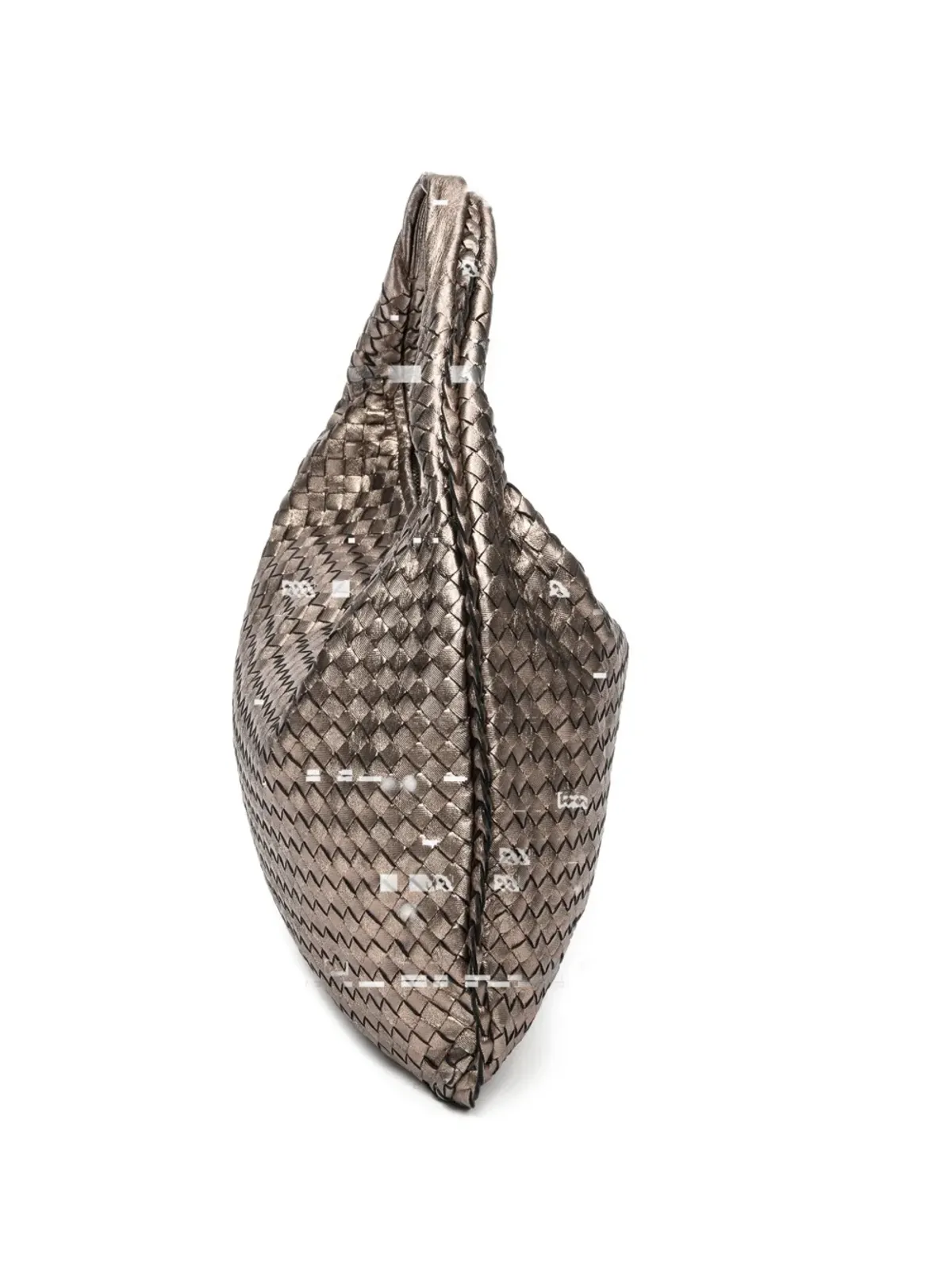 Bottega Veneta ビンテージ イントレッチアートレザー メタリック トートバッグ - 画像5