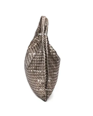 Bottega Veneta ビンテージ イントレッチアートレザー メタリック トートバッグ - サムネイル5