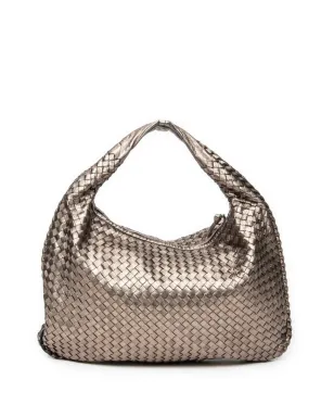Bottega Veneta ビンテージ イントレッチアートレザー メタリック トートバッグ - サムネイル2