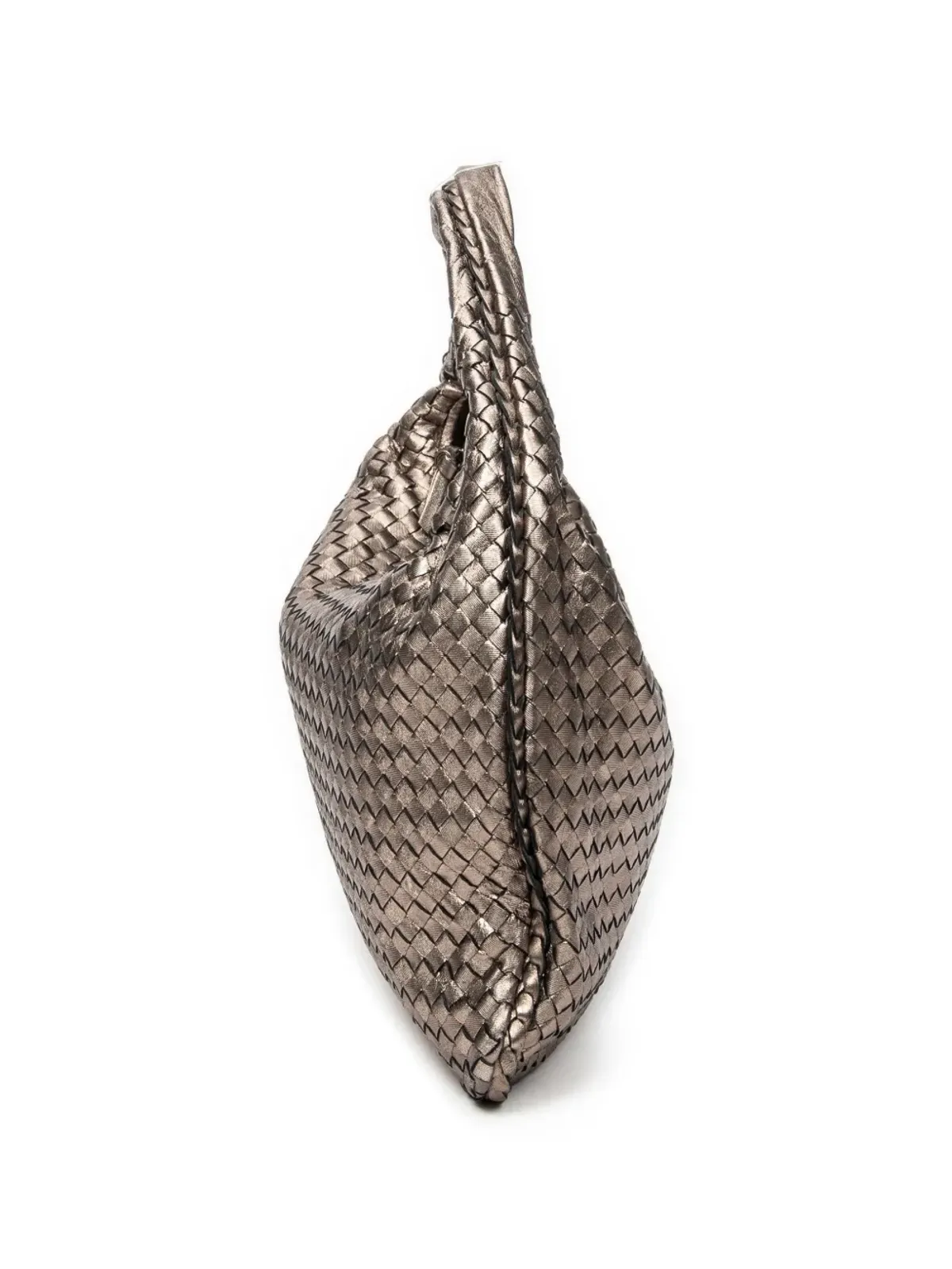 Bottega Veneta ビンテージ イントレッチアートレザー メタリック トートバッグ - 画像4