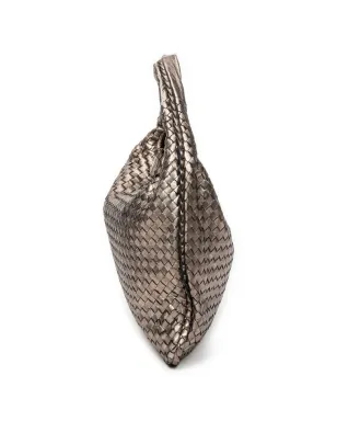 Bottega Veneta ビンテージ イントレッチアートレザー メタリック トートバッグ - サムネイル4