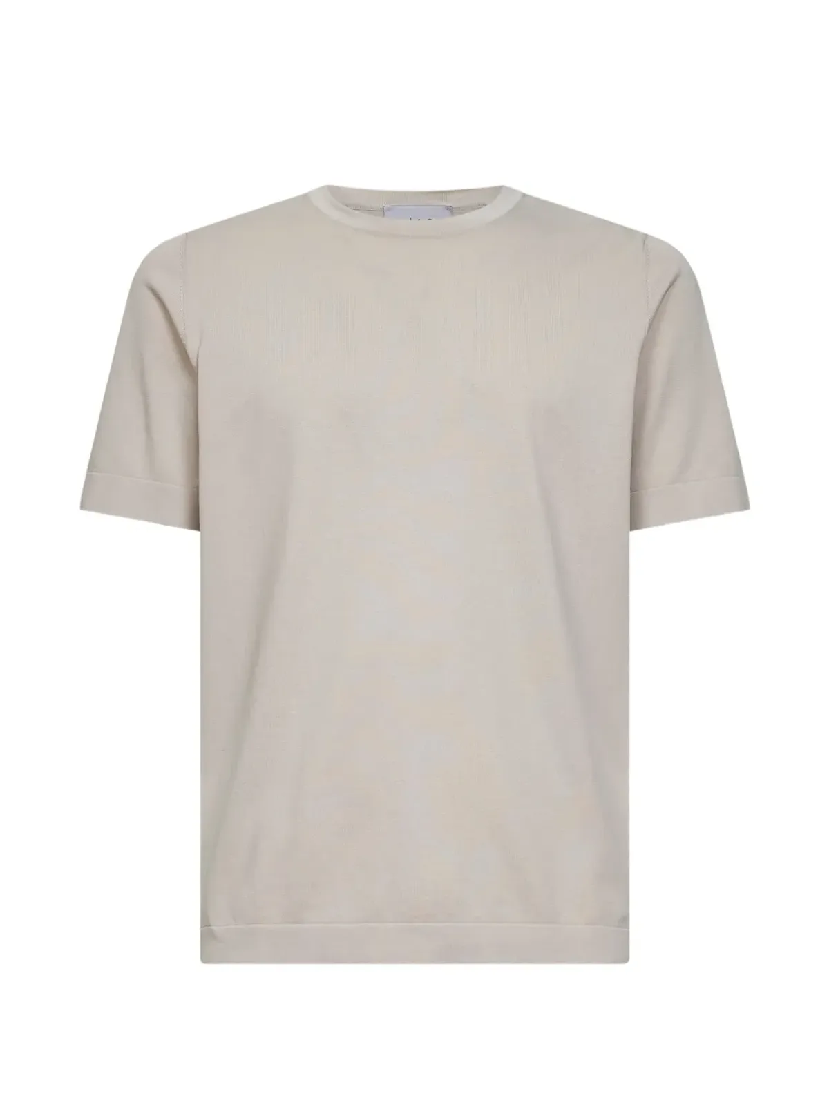 D4.0 リブ編みクルーネックTシャツ - 画像1