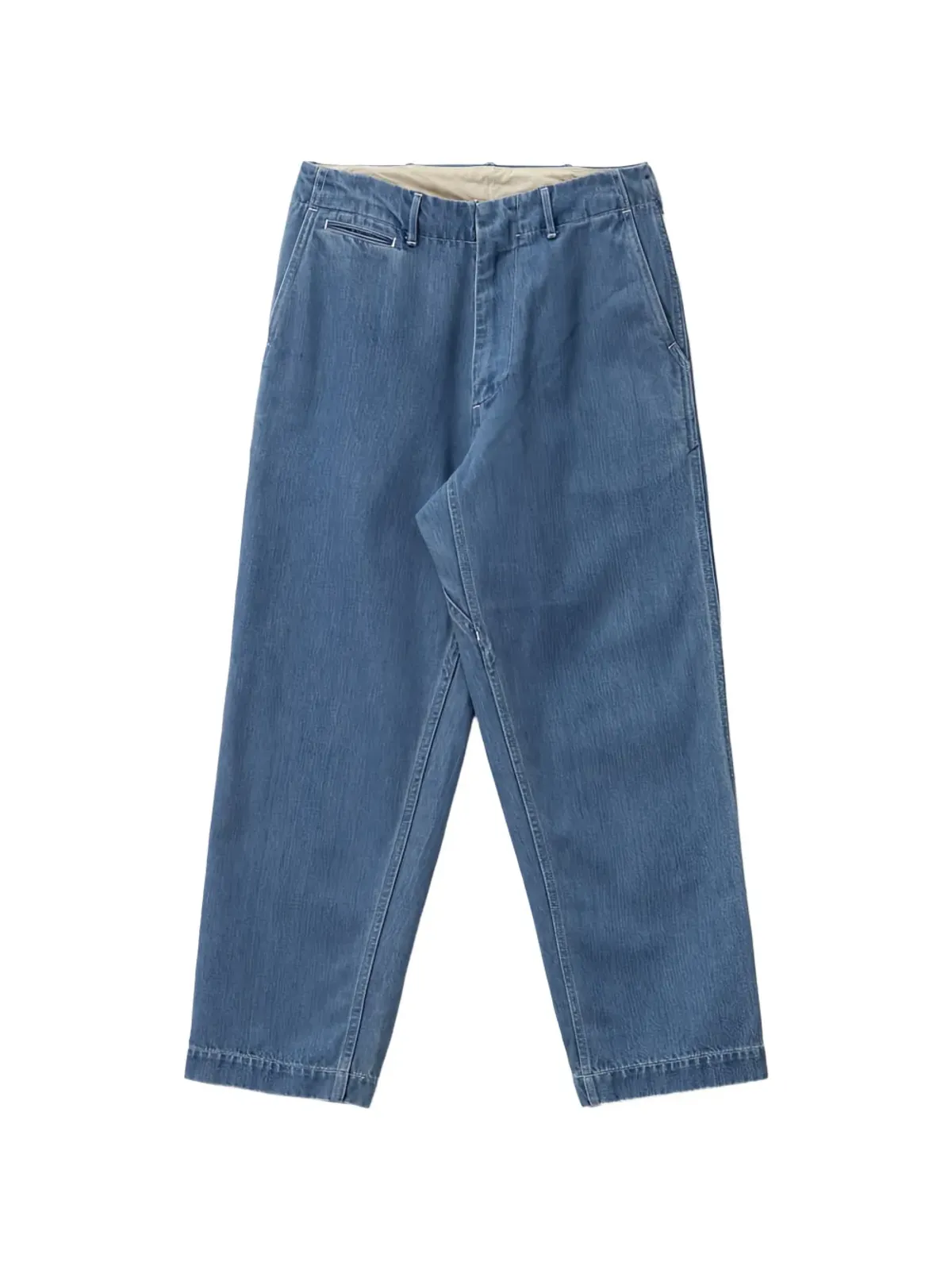 Nanamica wide denim trousers - Blue - 画像1