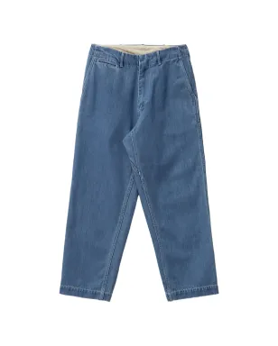Nanamica wide denim trousers - Blue - サムネイル1