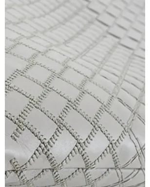Bottega Veneta Pre-Owned ナッパイントレチャート クラッチバッグ グレー - サムネイル2