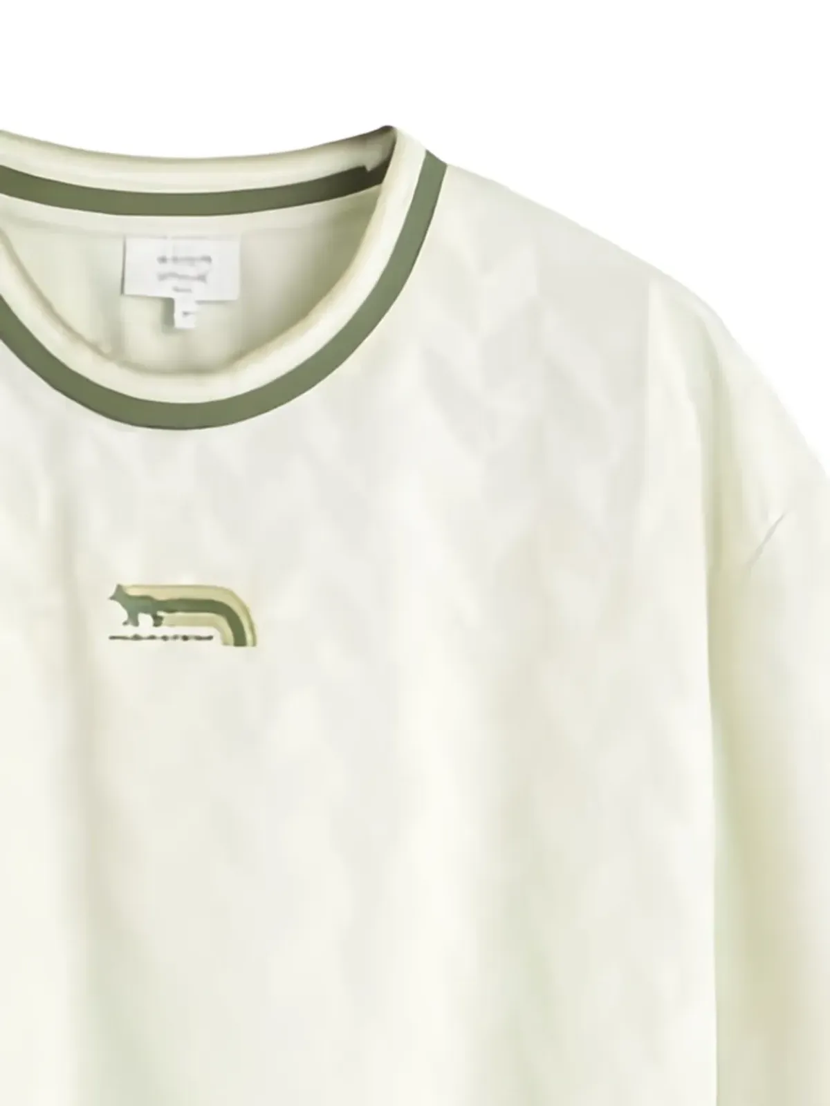 Maison Kitsuné ロゴディテール クルーネック Tシャツ - 画像2