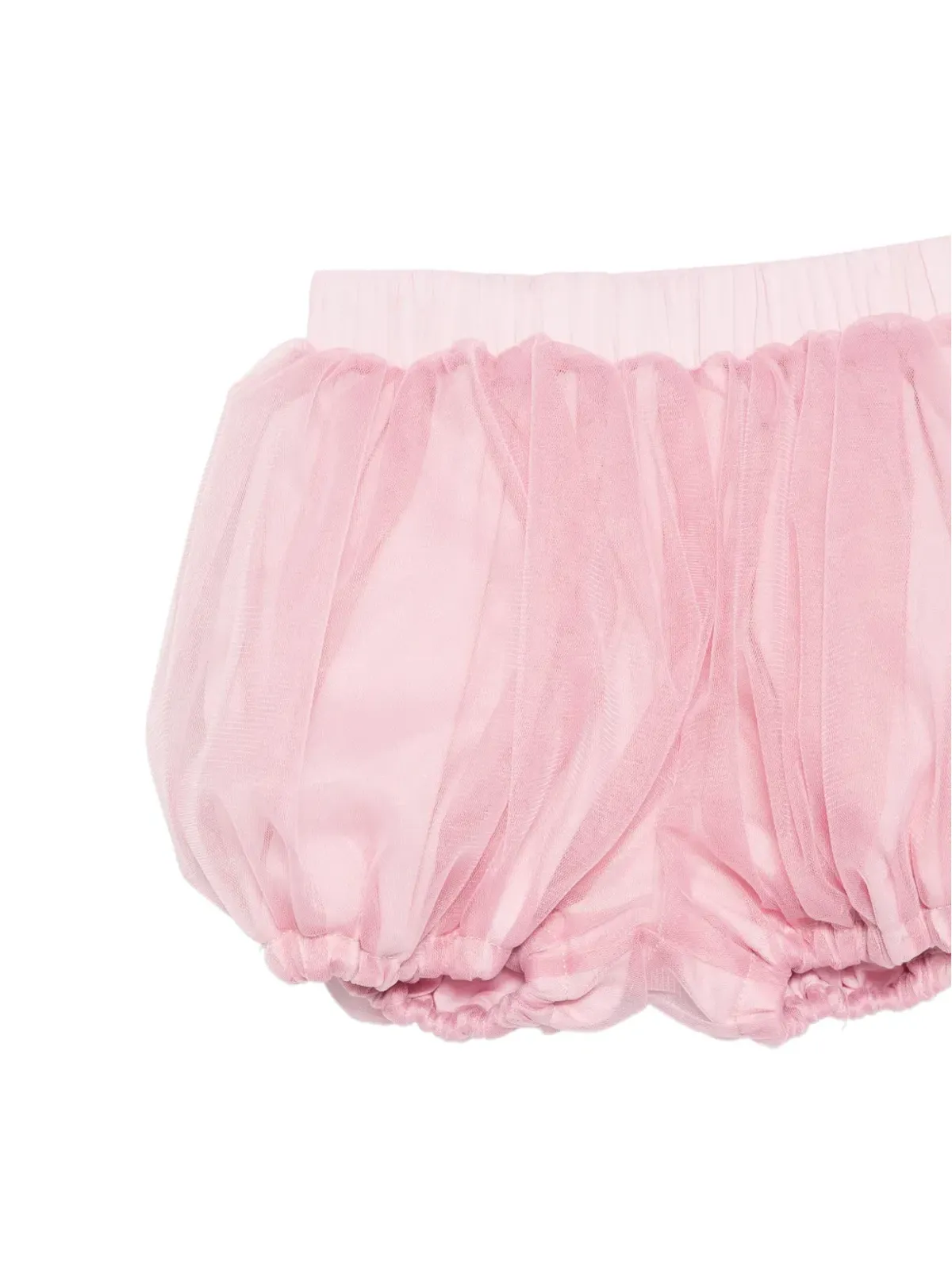 alapage puffed-sleeve bow dress set - Pink - 画像3