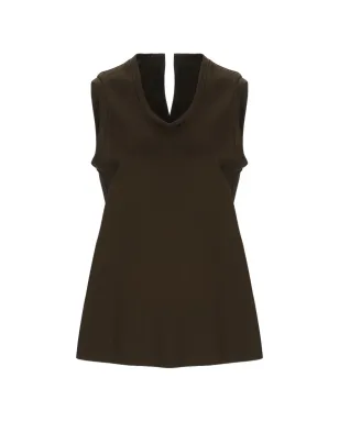 Carven Vネック ノースリーブ ブラウス - サムネイル1
