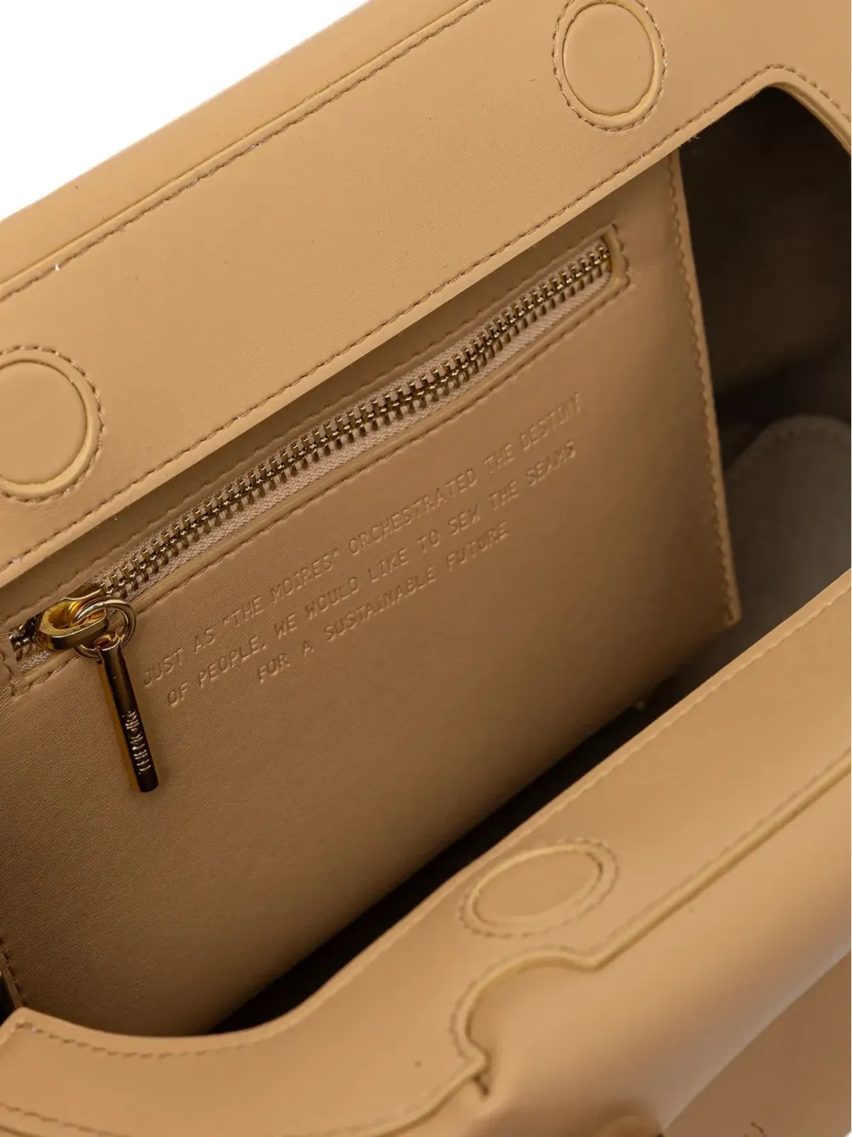 Themoirè タリア トップハンドル トートバッグ - Neutrals - 画像5
