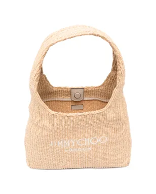 Jimmy Choo ビーチダイヤモンド ロゴ刺繍 ショルダーバッグ - サムネイル5