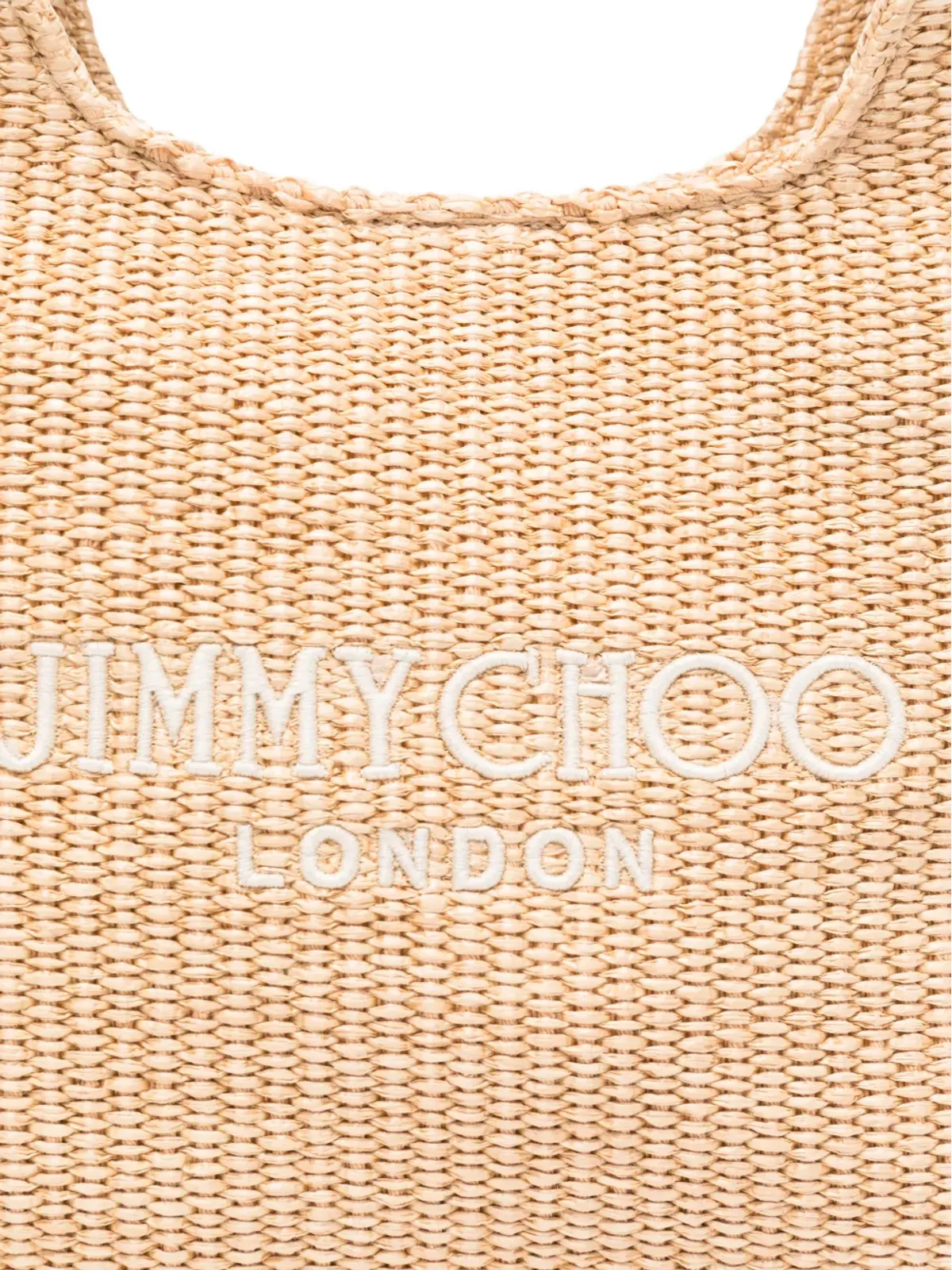 Jimmy Choo ビーチダイヤモンド ロゴ刺繍 ショルダーバッグ - 画像4