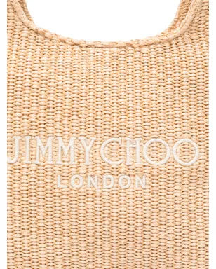 Jimmy Choo ビーチダイヤモンド ロゴ刺繍 ショルダーバッグ - サムネイル4
