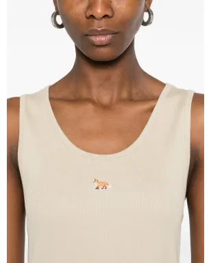 Maison Kitsuné 刺繍入り サイドスリット ミディドレス - サムネイル5