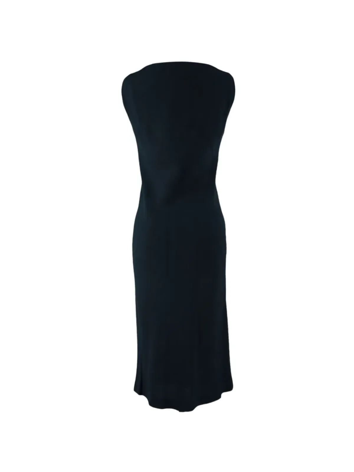 Sportmax Vintage ノースリーブ ロングドレス ブラック - 画像2
