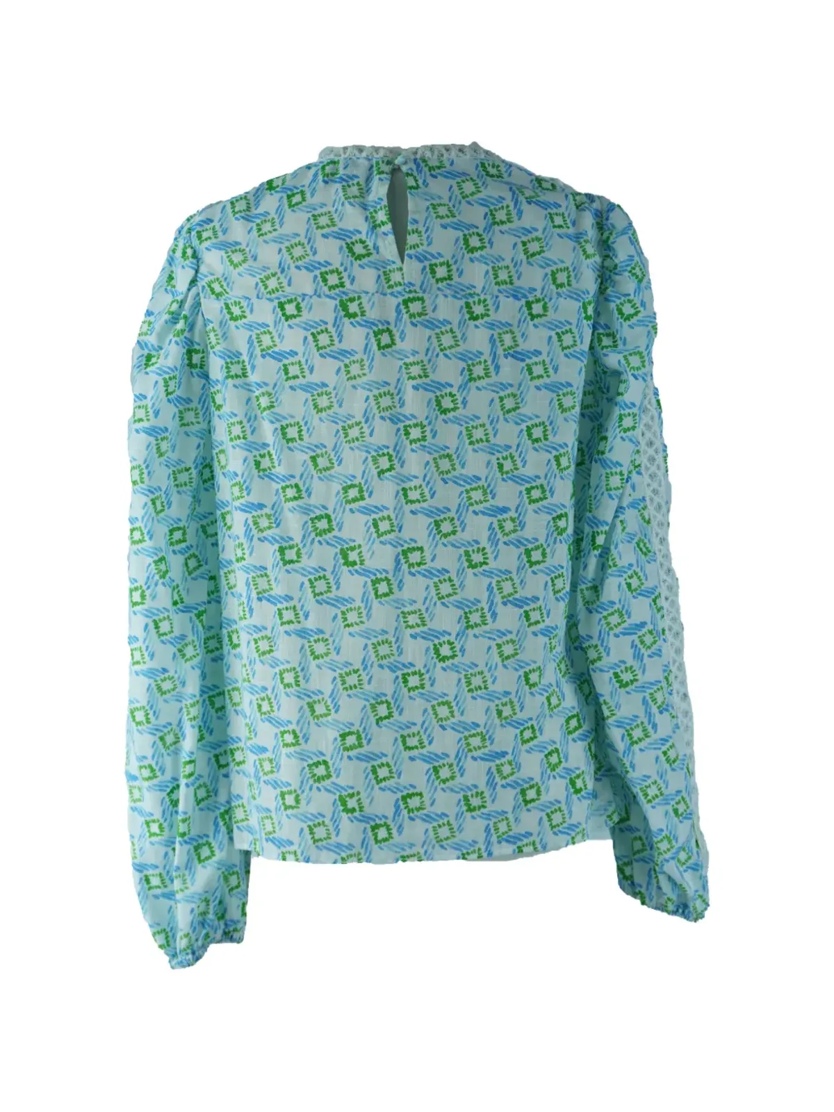 Claudie Pierlot パフスリーブ レーストリム ブラウス - 画像2