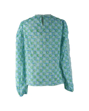 Claudie Pierlot パフスリーブ レーストリム ブラウス - サムネイル2