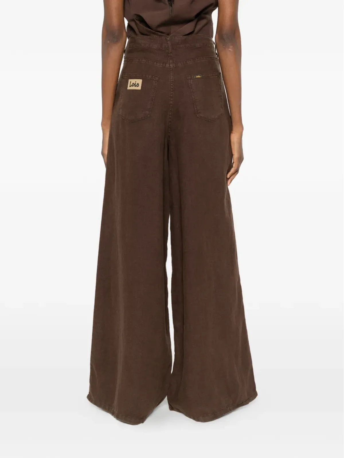 LOIS JEANS ボタン付きワイドパンツ - 画像4
