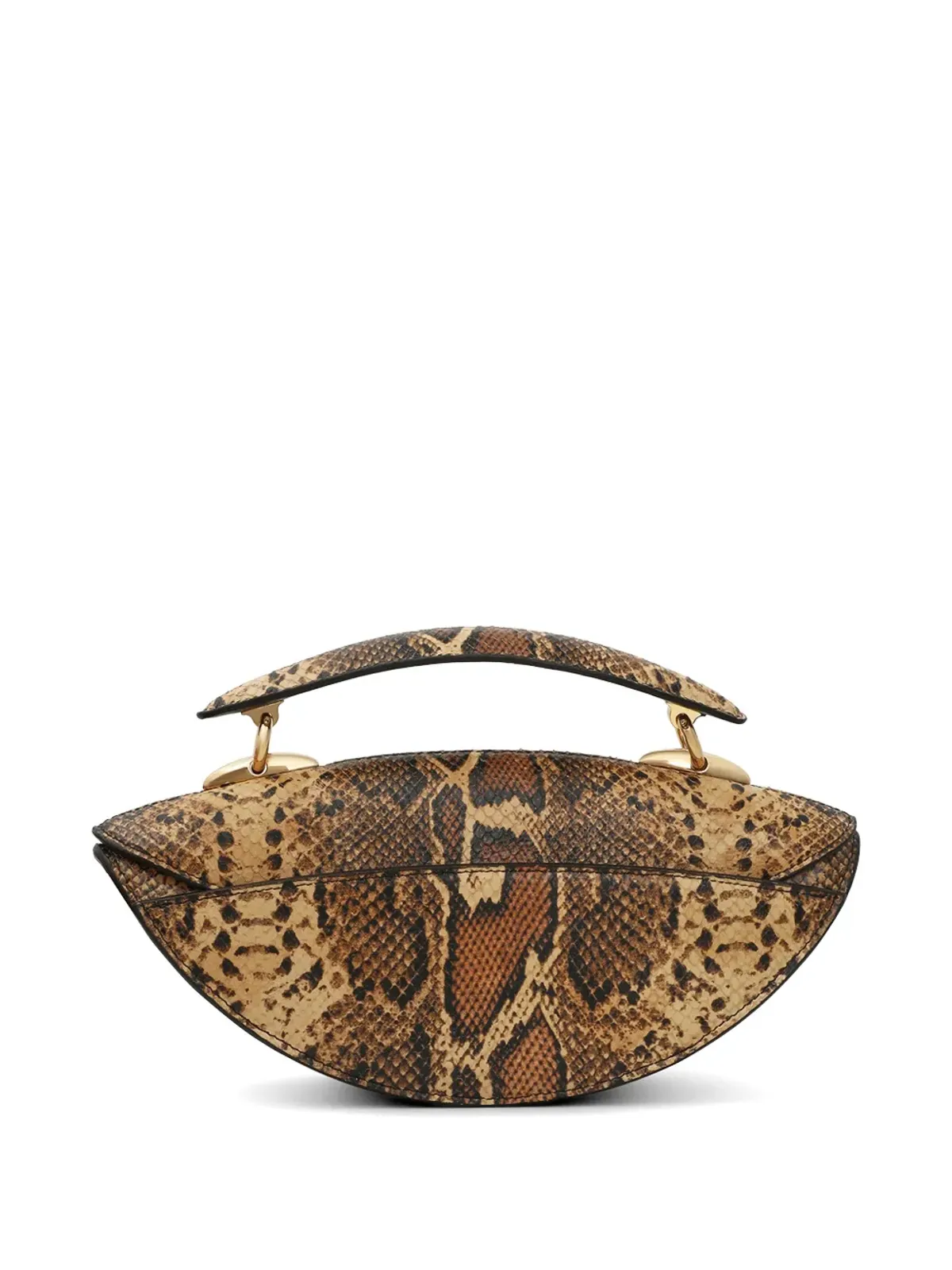 ZIMMERMANN 蛇皮柄トップハンドルバッグ - 画像2