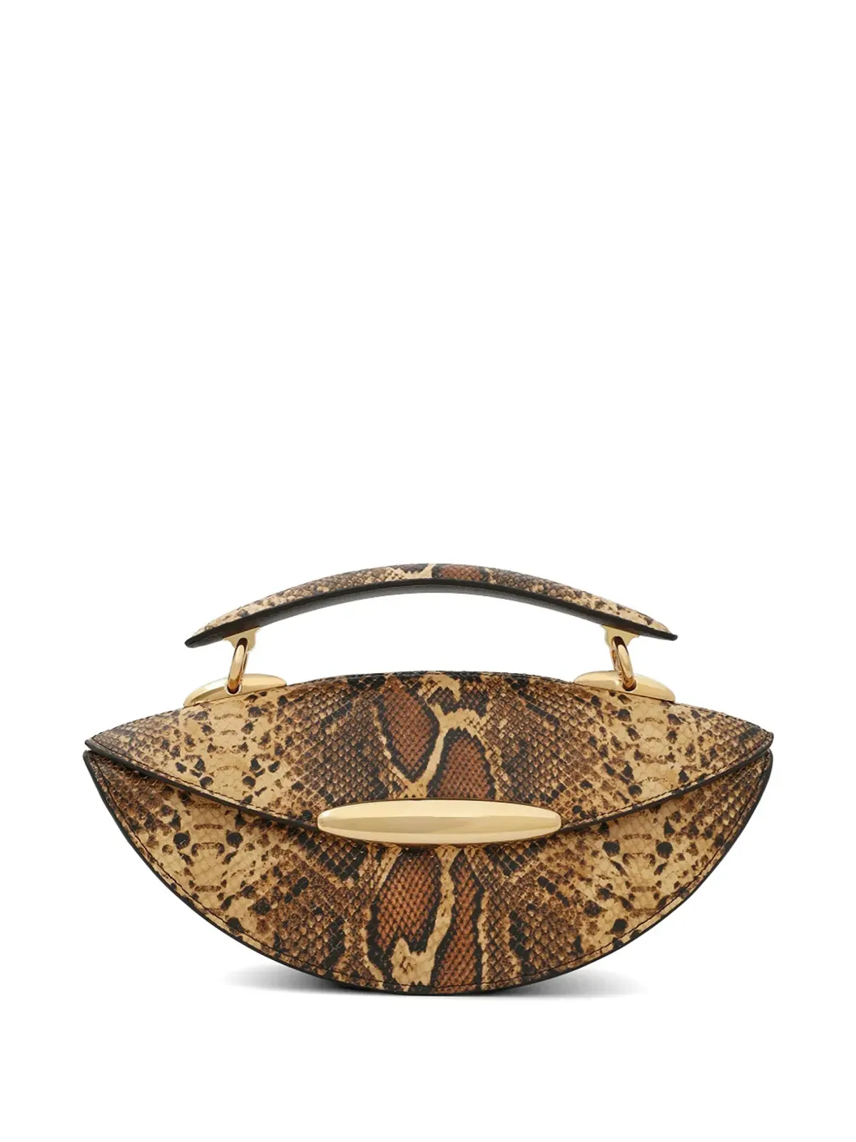 ZIMMERMANN 蛇皮柄トップハンドルバッグ - 画像3
