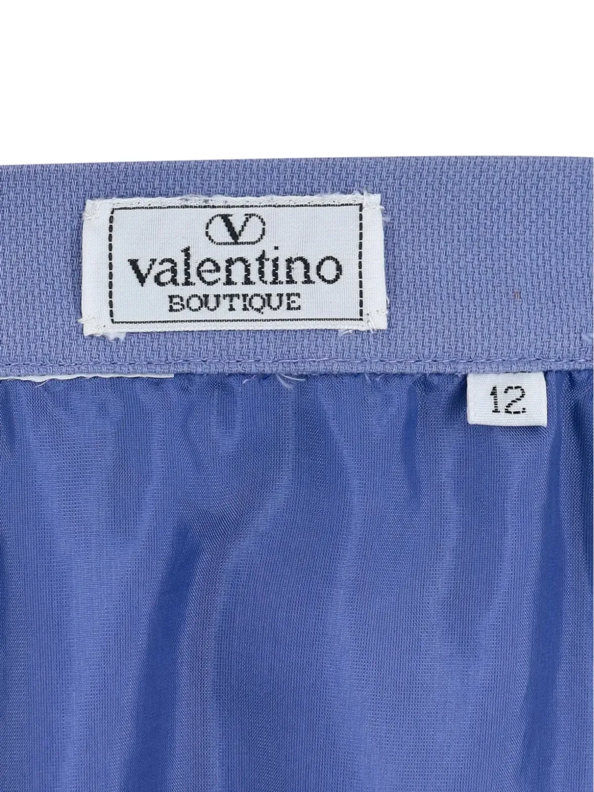 Valentino Pre-Owned コットン ミディスカート - 画像4