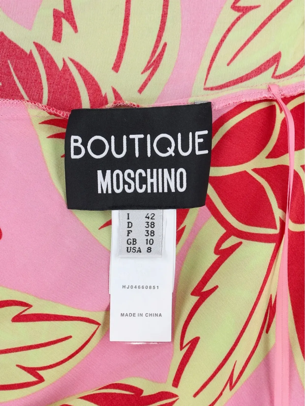 Boutique Moschino Vネック花柄プリントドレス - 画像4