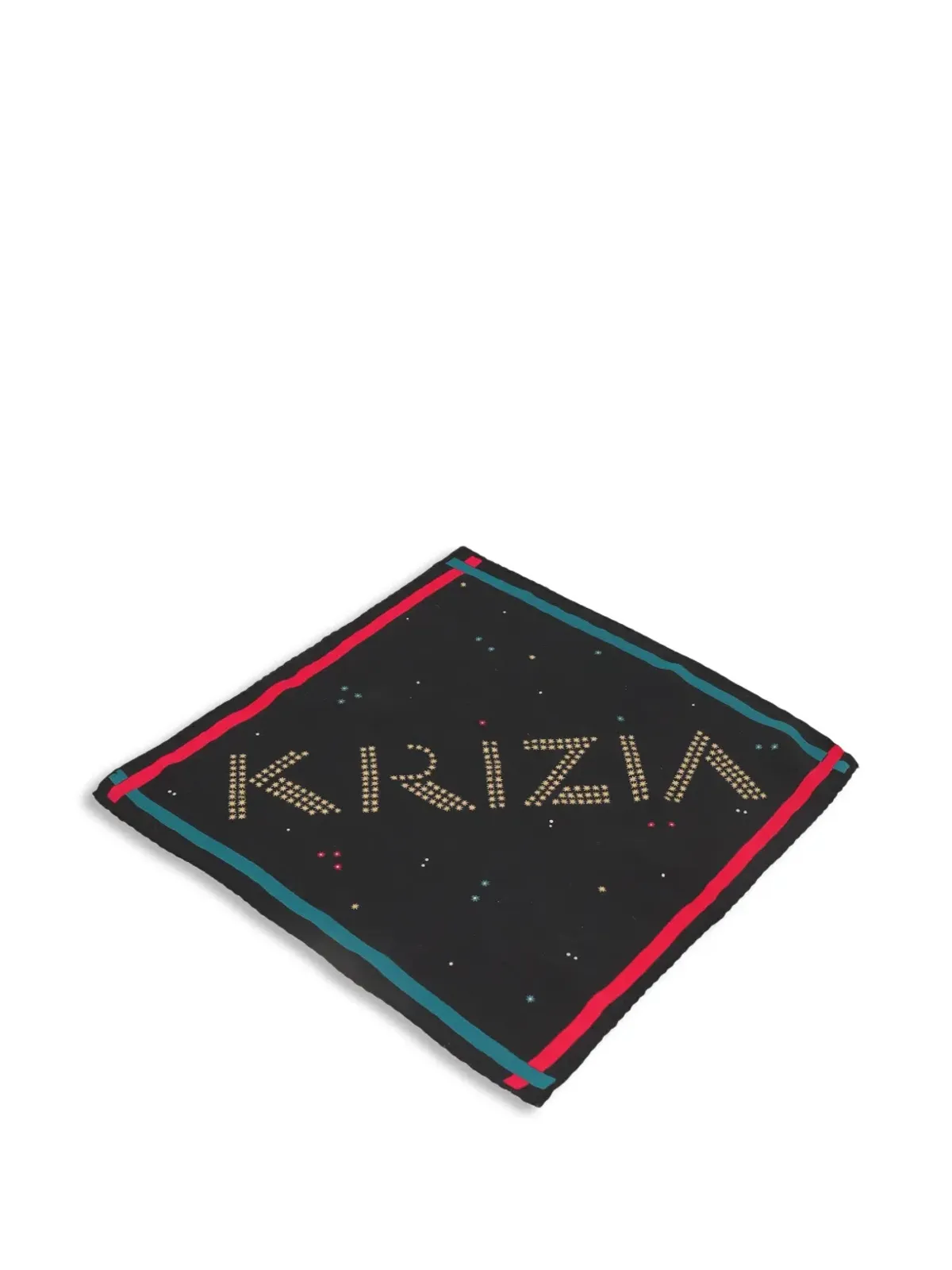 Krizia Pre-Owned 柄入りロゴハンカチ - 画像4