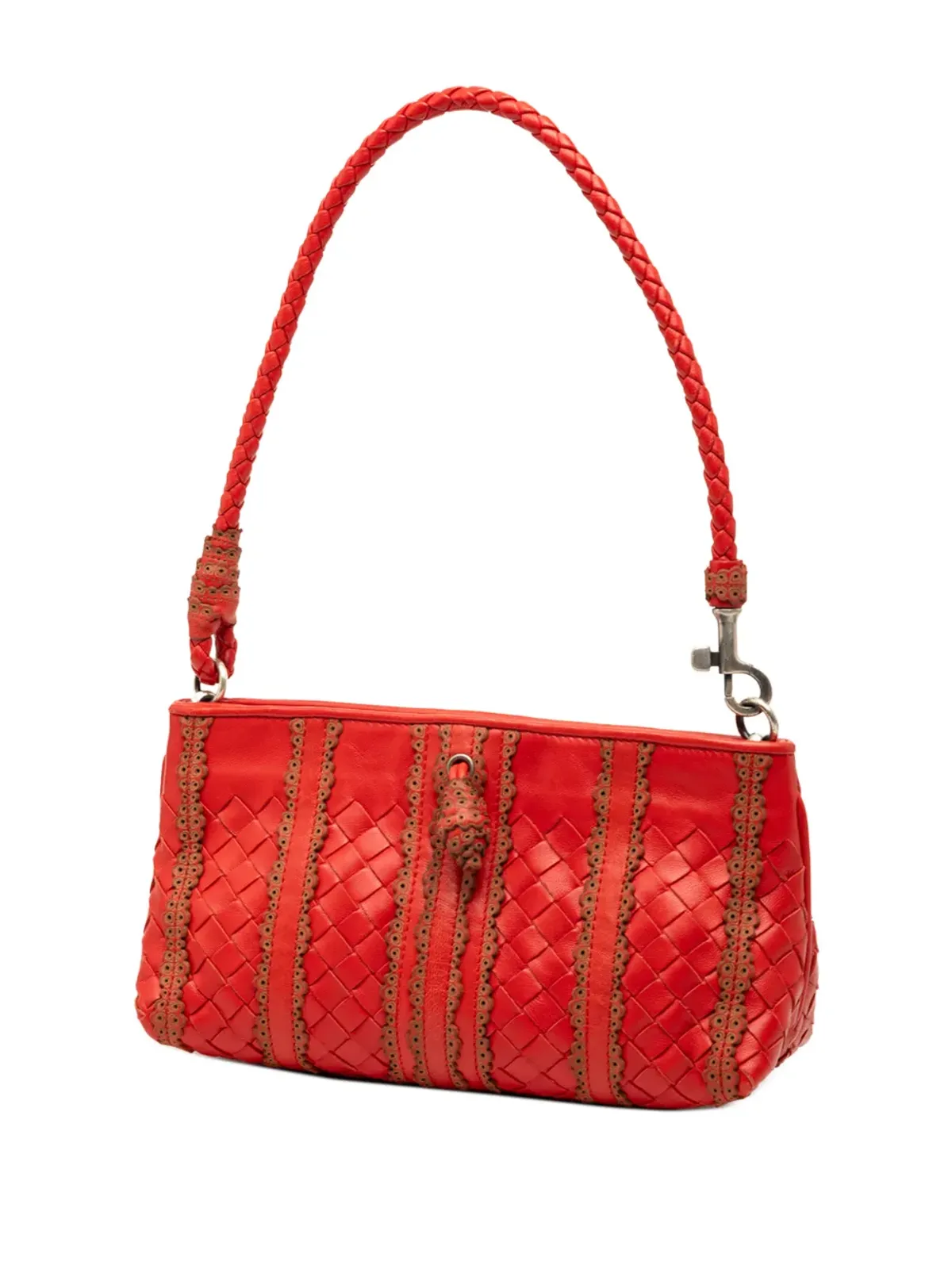 Bottega Veneta イントレチャートストライプ ショルダーバッグ - 画像3