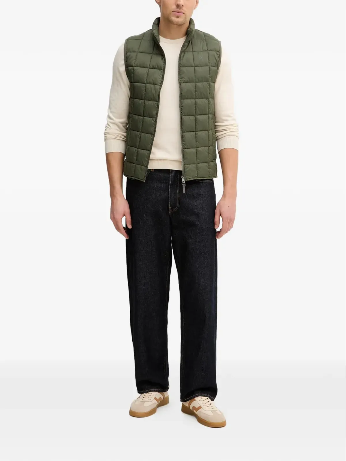 Hackett キルテッド ジップファスナー付き ジレ - 画像2